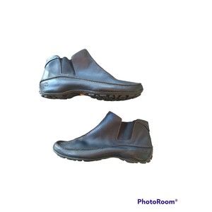 Timberland comfort system black size 9.5 leather ankle boots